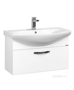 Купить Тумба под раковину AQUATON Ария 80 подвесная белый 1A141701AA010 (1a141701aa010) по цене 13081.5 руб., в Санкт-Петебруге в интернет магазине 100-Систем, а также дургие товары AQUATON из раздела Тумбы под раковину и Мебель для ванной комнаты