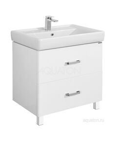 Купить Тумба под раковину AQUATON Америна 80 Н белый 1A169401AM010 (1a169401am010) по цене 24709.7 руб., в Санкт-Петебруге в интернет магазине 100-Систем, а также дургие товары AQUATON из раздела Тумбы под раковину и Мебель для ванной комнаты