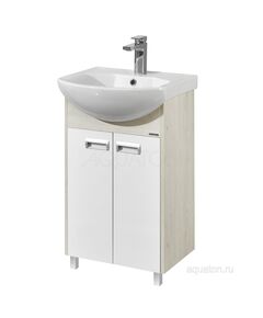 Купить Тумба под раковину AQUATON Бекка PRO 50 белый, дуб сомерсет 1A210801BAC20 (1a210801bac20) по цене 7641.5 руб., в Санкт-Петебруге в интернет магазине 100-Систем, а также дургие товары AQUATON из раздела Тумбы под раковину и Мебель для ванной комнаты