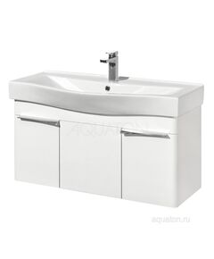 Купить Тумба под раковину AQUATON Беверли 100 белый 1A236701BV010 (1a236701bv010) по цене 19371.5 руб., в Санкт-Петебруге в интернет магазине 100-Систем, а также дургие товары AQUATON из раздела Тумбы под раковину и Мебель для ванной комнаты