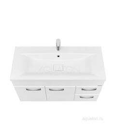 Купить Тумба под раковину AQUATON Диор 100 белый 1A167701DR010 (1a167701dr010) по цене 21207.7 руб., в Санкт-Петебруге в интернет магазине 100-Систем, а также дургие товары AQUATON из раздела Тумбы под раковину и Мебель для ванной комнаты