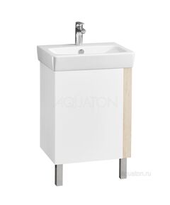 Купить Тумба под раковину AQUATON Кантри 55 белый, дуб верона 1A257601AHB20 (1a257601ahb20) по цене 8916.5 руб., в Санкт-Петебруге в интернет магазине 100-Систем, а также дургие товары AQUATON из раздела Тумбы под раковину и Мебель для ванной комнаты
