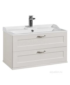 Купить Тумба под раковину AQUATON Леон 80 дуб белый 1A186301LBPS0 (1a186301lbps0) по цене 25430.7 руб., в Санкт-Петебруге в интернет магазине 100-Систем, а также дургие товары AQUATON из раздела Тумбы под раковину и Мебель для ванной комнаты