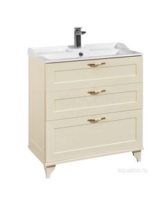 Купить Тумба под раковину AQUATON Леон 80 Н дуб бежевый 1A187801LBPR0 (1a187801lbpr0) по цене 33567.7 руб., в Санкт-Петебруге в интернет магазине 100-Систем, а также дургие товары AQUATON из раздела Тумбы под раковину и Мебель для ванной комнаты