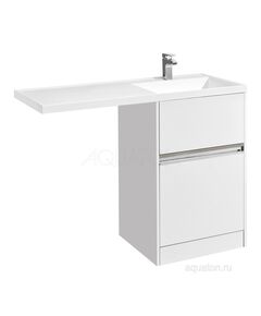 Купить Тумба под раковину AQUATON Лондри 60 белый с фасадом 1A235901LH010 (1a235901lh010) по цене 16342.5 руб., в Санкт-Петебруге в интернет магазине 100-Систем, а также дургие товары AQUATON из раздела Тумбы под раковину и Мебель для ванной комнаты
