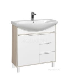 Купить Тумба под раковину AQUATON Рико 80 белый, ясень фабрик 1A215401RIB90 (1a215401rib90) по цене 16651.5 руб., в Санкт-Петебруге в интернет магазине 100-Систем, а также дургие товары AQUATON из раздела Тумбы под раковину и Мебель для ванной комнаты