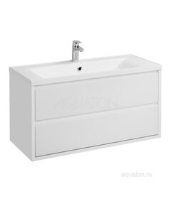 Купить Тумба под раковину AQUATON Римини 100 белый глянец 1A232801RN010 NEW (1a232801rn010) по цене 41896.5 руб., в Санкт-Петебруге в интернет магазине 100-Систем, а также дургие товары AQUATON из раздела Тумбы под раковину и Мебель для ванной комнаты