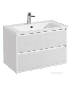 Купить Тумба под раковину AQUATON Римини 80 белый глянец 1A226701RN010 NEW (1a226701rn010) по цене 37391.5 руб., в Санкт-Петебруге в интернет магазине 100-Систем, а также дургие товары AQUATON из раздела Тумбы под раковину и Мебель для ванной комнаты