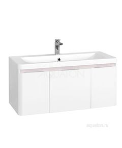 Купить Тумба под раковину AQUATON Шерилл 105 белый 1A206301SH010 (1a206301sh010) по цене 38751.5 руб., в Санкт-Петебруге в интернет магазине 100-Систем, а также дургие товары AQUATON из раздела Тумбы под раковину и Мебель для ванной комнаты