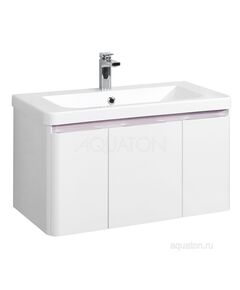 Купить Тумба под раковину AQUATON Шерилл 85 белый 1A208801SH010 (1a208801sh010) по цене 35011.5 руб., в Санкт-Петебруге в интернет магазине 100-Систем, а также дургие товары AQUATON из раздела Тумбы под раковину и Мебель для ванной комнаты