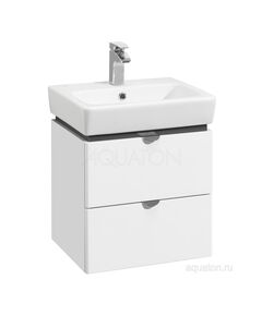 Купить Тумба под раковину AQUATON Скай PRO 50 белый глянец 1A238001SY010 (1a238001sy010) по цене 12656.5 руб., в Санкт-Петебруге в интернет магазине 100-Систем, а также дургие товары AQUATON из раздела Тумбы под раковину и Мебель для ванной комнаты