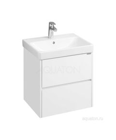 Купить Тумба под раковину AQUATON Сканди 55 белый матовый, белый глянец 1A251701SD010 (1a251701sd010) по цене 9742.5 руб., в Санкт-Петебруге в интернет магазине 100-Систем, а также дургие товары AQUATON из раздела Тумбы под раковину и Мебель для ванной комнаты