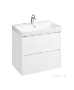 Купить Тумба под раковину AQUATON Сканди 70 белый матовый, белый глянец 1A251801SD010 (1a251801sd010) по цене 10042.5 руб., в Санкт-Петебруге в интернет магазине 100-Систем, а также дургие товары AQUATON из раздела Тумбы под раковину и Мебель для ванной комнаты