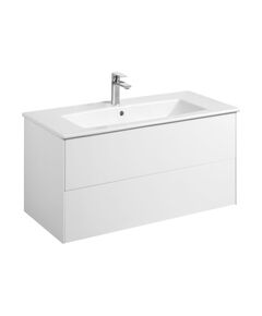 Купить Тумба под раковину белая 100см AQUATON Сохо 1A258201AJ010 (1a258201aj010) по цене 21517.5 руб., в Санкт-Петебруге в интернет магазине 100-Систем, а также дургие товары AQUATON из раздела Тумбы под раковину и Мебель для ванной комнаты