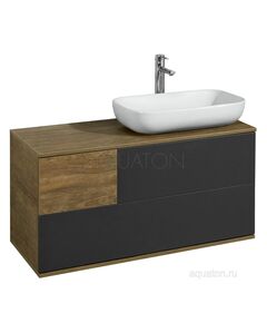 Купить Тумба под раковину AQUATON Терра 105 дуб кантри, антрацит 1A246901TEKA0 (1a246901teka0) по цене 26426.5 руб., в Санкт-Петебруге в интернет магазине 100-Систем, а также дургие товары AQUATON из раздела Тумбы под раковину и Мебель для ванной комнаты