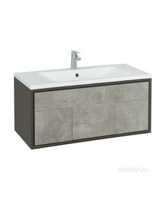 Купить Тумба под раковину AQUATON Уэльс 100 графит 1A267601WA6A0 new (1a267601wa6a0) по цене 41498.7 руб., в Санкт-Петебруге в интернет магазине 100-Систем, а также дургие товары AQUATON из раздела Тумбы под раковину и Мебель для ванной комнаты