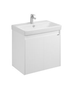 Купить Тумба под раковину Акватон Сканди Doors,1A282901SD010, 80 см, подвесная, белый глянец/белый матовый (1a282901sd010) по цене 8917.5 руб., в Санкт-Петебруге в интернет магазине 100-Систем, а также дургие товары AQUATON из раздела Тумбы под раковину и Мебель для ванной комнаты
