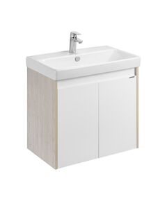 Купить Тумба под раковину Акватон Сканди Doors,1A282901SDB20, 80 см, подвесная, белый глянец/дуб верона (1a282901sdb20) по цене 8767.5 руб., в Санкт-Петебруге в интернет магазине 100-Систем, а также дургие товары AQUATON из раздела Тумбы под раковину и Мебель для ванной комнаты