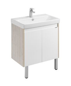 Купить Тумба под раковину дуб/белый 70см AQUATON Сканди 1A278901SDB20 (1a278901sdb20) по цене 8392.5 руб., в Санкт-Петебруге в интернет магазине 100-Систем, а также дургие товары AQUATON из раздела Тумбы под раковину и Мебель для ванной комнаты