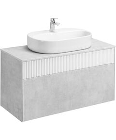 Купить Тумба под раковину слэйт/белая 100см AQUATON Марбл 1A276301MH4C0 (1a276301mh4c0) по цене 20731.5 руб., в Санкт-Петебруге в интернет магазине 100-Систем, а также дургие товары AQUATON из раздела Тумбы под раковину и Мебель для ванной комнаты