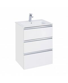 Купить Тумба под раковину Roca The Gap 60 белый глянец 3 ящика 857552806 (857552806) по цене 28142.27 руб., в Санкт-Петебруге в интернет магазине 100-Систем, а также дургие товары ROCA из раздела Тумбы под раковину и Мебель для ванной комнаты