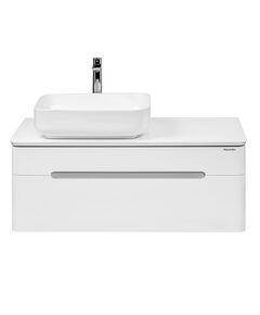 Купить Тумба под раковину LIGHT 100 AQL1004939WRU152 с подсветкой 100х49,6х39,4 см. белый (aql1004939wru152) по цене 16031.32 руб., в Санкт-Петебруге в интернет магазине 100-Систем, а также дургие товары  из раздела Тумбы под раковину и Мебель для ванной комнаты
