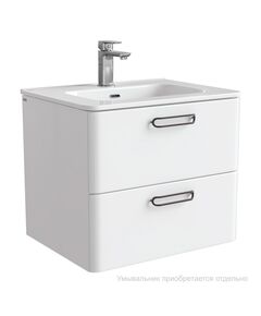 Купить Тумба подвесная, белая, 60 см, Brick,  IDDIS, BRI60W0i95. Подходит умывальник: 0106000i28 (bri60w0i95) по цене 23890 руб., в Санкт-Петебруге в интернет магазине 100-Систем, а также дургие товары IDDIS из раздела Тумбы под раковину и Мебель для ванной комнаты