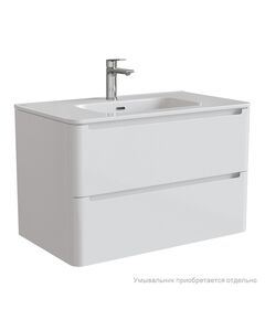 Купить Тумба подвесная, белый, 80 см, Edifice,  IDDIS, EDI80W0i95. Подходит умывальник 0108000i28 (edi80w0i95) по цене 32690 руб., в Санкт-Петебруге в интернет магазине 100-Систем, а также дургие товары IDDIS из раздела Тумбы под раковину и Мебель для ванной комнаты