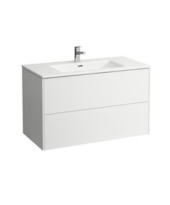 Купить Тумба с раковиной Laufen Pro S 100 8.6496.2.260.104.1 подвесная Белая матовая (8.6496.2.260.104.1) по цене 130133.77 руб., в Санкт-Петебруге в интернет магазине 100-Систем, а также дургие товары LAUFEN из раздела Тумбы под раковину и Мебель для ванной комнаты