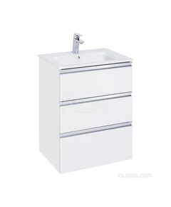 Купить Тумба под раковину Roca The Gap 60 белый глянец 3 ящика A857404806 (a857404806) по цене 30449.77 руб., в Санкт-Петебруге в интернет магазине 100-Систем, а также дургие товары ROCA из раздела Тумбы под раковину и Мебель для ванной комнаты