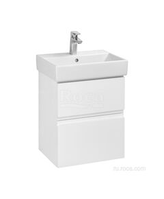 Купить Тумба под раковину Roca Oleta 50 белый матовый, 2 ящика, A857638501 (a857638501) по цене 16604.77 руб., в Санкт-Петебруге в интернет магазине 100-Систем, а также дургие товары ROCA из раздела Тумбы под раковину и Мебель для ванной комнаты
