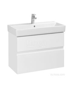 Купить Тумба под раковину Roca Oleta 80 белый глянец, 2 ящика, A857640806 (a857640806) по цене 20296.77 руб., в Санкт-Петебруге в интернет магазине 100-Систем, а также дургие товары ROCA из раздела Тумбы под раковину и Мебель для ванной комнаты