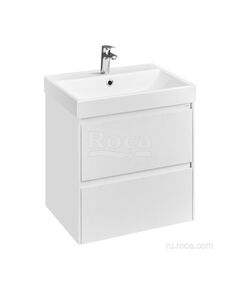 Купить Тумба под раковину Roca Ona 600 белый матовый 2 ящика A857613509 (a857613509) по цене 23988.77 руб., в Санкт-Петебруге в интернет магазине 100-Систем, а также дургие товары ROCA из раздела Тумбы под раковину и Мебель для ванной комнаты