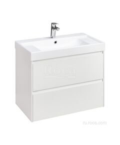 Купить Тумба под раковину Roca Ona 800 белый матовый 2 ящика A857630509 (a857630509) по цене 25834.77 руб., в Санкт-Петебруге в интернет магазине 100-Систем, а также дургие товары ROCA из раздела Тумбы под раковину и Мебель для ванной комнаты