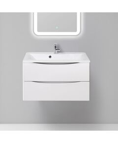 Купить Тумба для комплекта BelBagno Marino 80 bianco opaco (marino-800-2c-so-bo-p) по цене 25300 руб., в Санкт-Петебруге в интернет магазине 100-Систем, а также дургие товары BelBagno из раздела Тумбы под раковину и Мебель для ванной комнаты