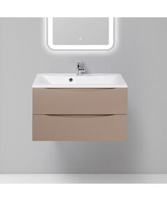 Купить Тумба для комплекта BelBagno Marino 80 capucino lucido (marino-800-2c-so-cl-p) по цене 28200 руб., в Санкт-Петебруге в интернет магазине 100-Систем, а также дургие товары BelBagno из раздела Тумбы под раковину и Мебель для ванной комнаты