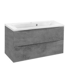 Купить База под раковину Mia 900 подвесная, 2 выкатных ящика soft close, Beton, , шт (vmc-2ma900bt) по цене 22420 руб., в Санкт-Петебруге в интернет магазине 100-Систем, а также дургие товары Vincea из раздела Тумбы под раковину и Мебель для ванной комнаты
