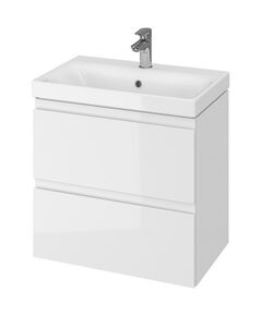 Купить (SB-SZ-MOD-MO60Sl/Wh) Тумба п/рак. подвесная: MODUO SLIM для MODUO SLIM 60, белая, Сорт1 (sb-sz-mod-mo60sl/wh) по цене 18490 руб., в Санкт-Петебруге в интернет магазине 100-Систем, а также дургие товары CERSANIT из раздела Тумбы под раковину и Мебель для ванной комнаты