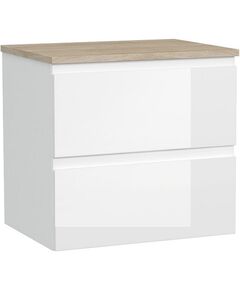 Купить (SB-SZ-MOD60-BL/Wh) Тумба п/рак. под столешницу подвесная: MODUO 60, белая, Сорт1 (sb-sz-mod60-bl/wh) по цене 17990 руб., в Санкт-Петебруге в интернет магазине 100-Систем, а также дургие товары CERSANIT из раздела Тумбы под раковину и Мебель для ванной комнаты
