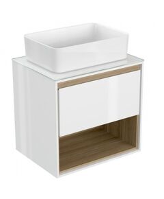 Купить (SP-SZ-LOU60-BL/Wh) Тумба п/рак. со столешницей подвесная: LOUNA 60, белая, Сорт1 (sp-sz-lou60-bl/wh) по цене 21990 руб., в Санкт-Петебруге в интернет магазине 100-Систем, а также дургие товары CERSANIT из раздела Тумбы под раковину и Мебель для ванной комнаты