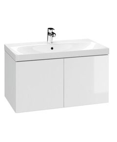 Купить Тумба под раковину подвесная LARA 40 для COMO 40  (sp-sz-lara-co40/wh) по цене 9990 руб., в Санкт-Петебруге в интернет магазине 100-Систем, а также дургие товары CERSANIT из раздела Тумбы под раковину и Мебель для ванной комнаты