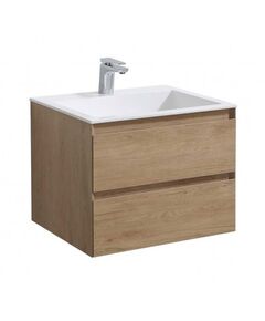 Купить База под раковину Luka 600 подвесная, 2 выкатных ящика soft-close, N.Oak, , шт (vmc-2l600no) по цене 15494.5 руб., в Санкт-Петебруге в интернет магазине 100-Систем, а также дургие товары Vincea из раздела Тумбы под раковину и Мебель для ванной комнаты