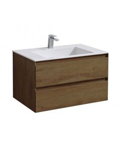 Купить База под раковину Luka 800 подвесная, 2 выкатных ящика soft-close, T.Oak, , шт (vmc-2l800to) по цене 18506 руб., в Санкт-Петебруге в интернет магазине 100-Систем, а также дургие товары Vincea из раздела Тумбы под раковину и Мебель для ванной комнаты