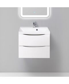 Купить Тумба для комплекта BelBagno Marino 60 bianco lucido (marino-600-2c-so-bl-p) по цене 22800 руб., в Санкт-Петебруге в интернет магазине 100-Систем, а также дургие товары BelBagno из раздела Тумбы под раковину и Мебель для ванной комнаты