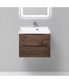 Купить Тумба для комплекта BelBagno Marino 60 rovere moro (marino-600-2c-so-rw-p) по цене 25000 руб., в Санкт-Петебруге в интернет магазине 100-Систем, а также дургие товары BelBagno из раздела Тумбы под раковину и Мебель для ванной комнаты
