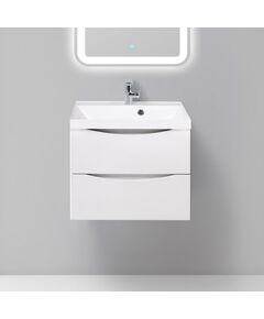Купить Тумба для комплекта BelBagno Marino 60 bianco opaco (marino-600-2c-so-bo-p) по цене 22800 руб., в Санкт-Петебруге в интернет магазине 100-Систем, а также дургие товары BelBagno из раздела Тумбы под раковину и Мебель для ванной комнаты