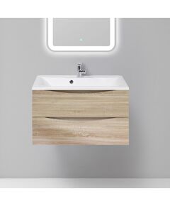 Купить Тумба для комплекта BelBagno Marino 80 rovere bianco (marino-800-2c-so-wo-p) по цене 28200 руб., в Санкт-Петебруге в интернет магазине 100-Систем, а также дургие товары BelBagno из раздела Тумбы под раковину и Мебель для ванной комнаты