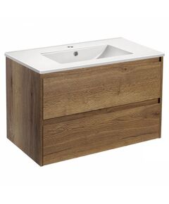 Купить База под раковину Gio 800 подвесная, 2 выкатных ящика soft-close, T.Oak, , шт (vmc-2g800to) по цене 17489.5 руб., в Санкт-Петебруге в интернет магазине 100-Систем, а также дургие товары Vincea из раздела Тумбы под раковину и Мебель для ванной комнаты
