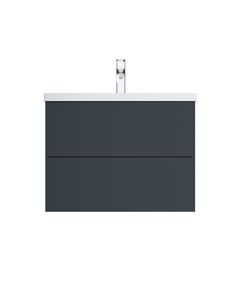 Купить M90FHX07522GM GEM, База под раковину, подвесная, 75 см, 2 ящика push-to-open, графит матовый (m90fhx07522gm) по цене 21190 руб., в Санкт-Петебруге в интернет магазине 100-Систем, а также дургие товары AM.PM из раздела Тумбы под раковину и Мебель для ванной комнаты
