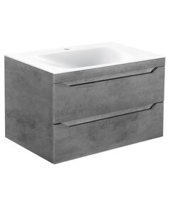 Купить База под раковину Fine 800 подвесная, 2 выкатных ящика soft close, Beton, , шт (vmc-2f800bt) по цене 19456 руб., в Санкт-Петебруге в интернет магазине 100-Систем, а также дургие товары Vincea из раздела Тумбы под раковину и Мебель для ванной комнаты